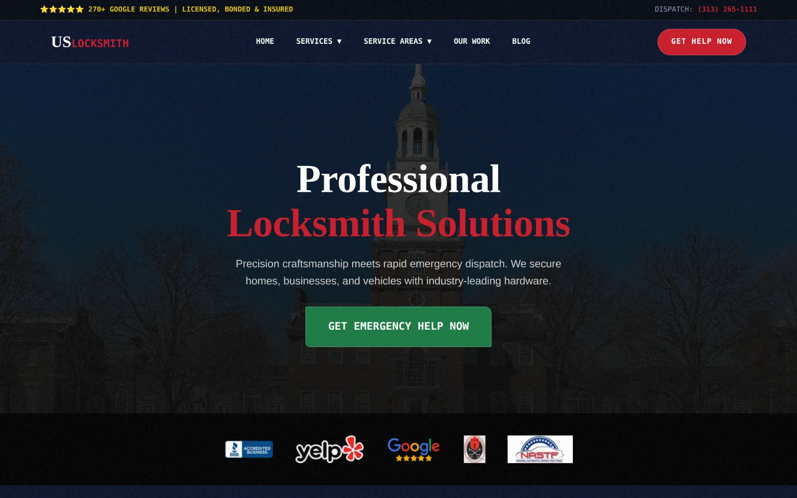 US Locksmith — professional locksmith solutions, Metro Detroit dispatch